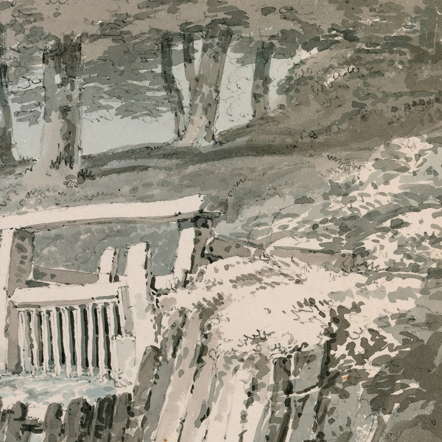 Schleusentor, Netley Abbey, Hampshire von Turner 1794 