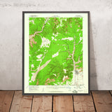 Old Map of Kanab, Utah, 1957 by USGS – Kanab Creek, Colorado River & Highway 89