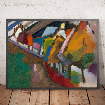 A framed image of 