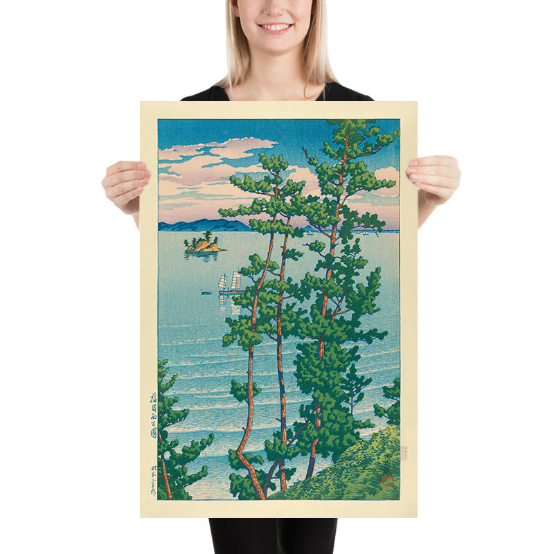 Parco Nishi, Fukuoka di Hasui Kawase, 1935 