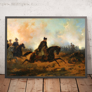 A framed image of 