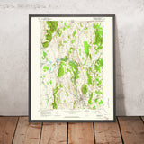 Old Map of Middlebury, Vermont by USGS, 1963 – Ripton, East Middlebury & Lake Dunmore