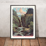 Affiche de voyage de Vic-sur-Cère : Chemins de fer d’Orléans par Louis Tauzin, 1910 