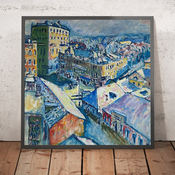 A framed image of 