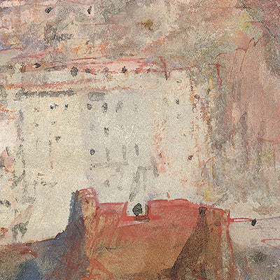 Gênes, vue de la mer, regardant vers l'église de Santa Maria Assunta à Carignano par Turner, 1802 