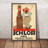 Schloss Hell Vintage Beer Poster by Paul Scheurich, 1913