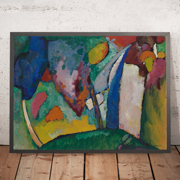 A framed image of 