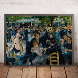 Danza al Le Moulin de la Galette di Pierre-Auguste Renoir 1876 