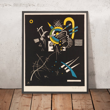 A framed image of 