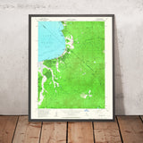 Old Map of South Lake Tahoe, California by USGS, 1955 – Stateline, Heavenly Valley & Mount Tallac
