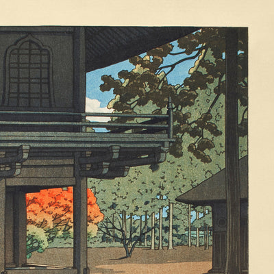 Heirin-ji Temple at Nobidome by Hasui Kawase, 1952