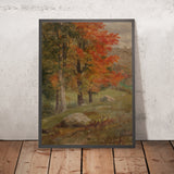 Woods in Autumn by Frederic Edwin Church, 1865