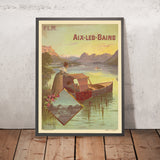 Poster di viaggio Aix-les-Bains: P.L.M. di Frederic Hugo d’Alési, 1897 