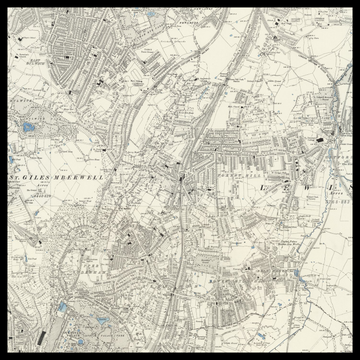 An old Ordnance Survey map of Forest Hill