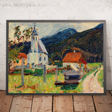 Kochel—Dorfkirche by Wassily Kandinsky, 1902
