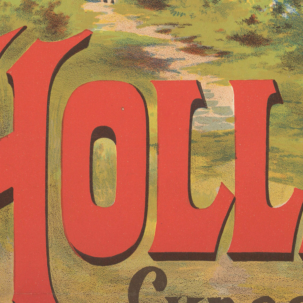 Netherlands Travel Poster: Paris to Amsterdam in 10 Hours by Gustave Fraipont, 1896