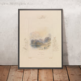 Diseño para una ilustración de «La dama del lago» de Walter Scott, Loch Achray, por Turner, 1832 