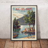 Poster di viaggio di Aix-les-Bains: Aix-les-Bains di François Cachoud 