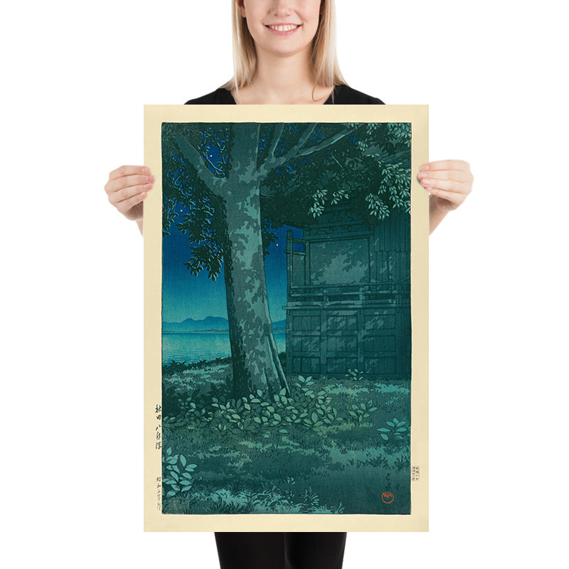 Laguna Hachirogata ad Akita di Hasui Kawase, 1935 