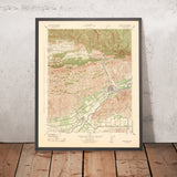 Old Map of Ojai, California by USGS, 1942 – Santa Paula & Santa Clara River