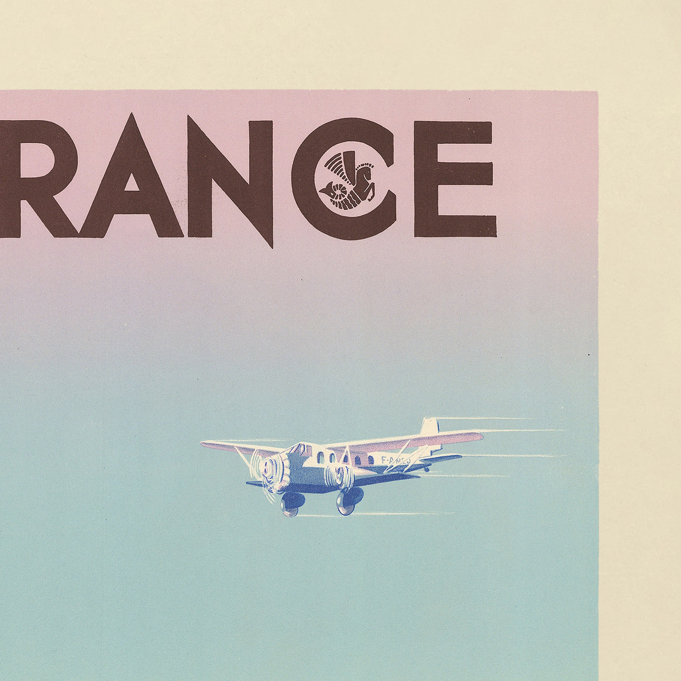 North Africa Travel Poster: Air France – North Africa by plane by Maurice Guiraud-Rivière, 1935