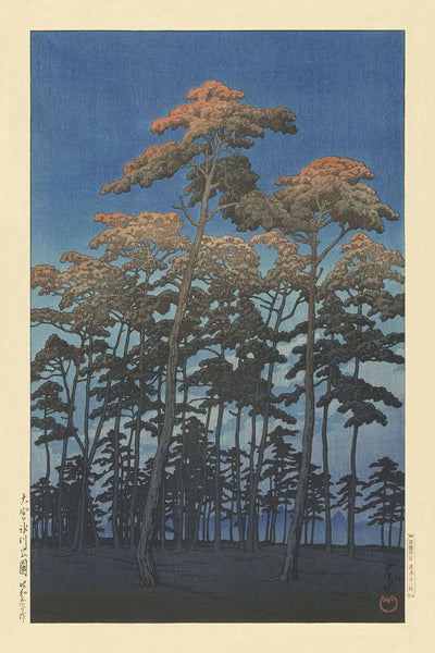 Hikawa-Park in Omiya von Hasui Kawase, 1930