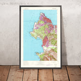 Old Map of Monterey, California by USGS, 1947 – Carmel-by-the-Sea, Pacific Grove & Pebble Beach