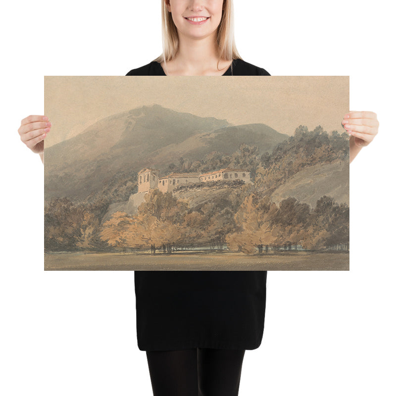 Santa Lucia, Ein Kloster bei Caserta von Turner, 1795 