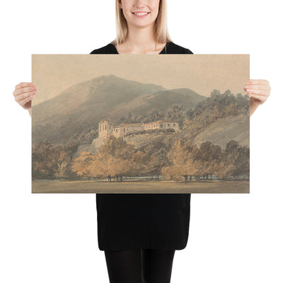 Santa Lucia, A Convent near Caserta by Turner, 1795