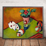 Little Walter’s Toys by August Macke, 1912
