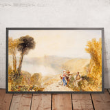 Lac Albano, Italie par Turner, 1794 