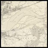 Mapa antiguo personalizado de Runcorn 