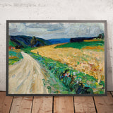 Kallmünz – Nature study on the yellow stagecoach by Wassily Kandinsky, 1903
