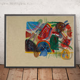 Aquarell Mit Wald und Regenbogen by Wassily Kandinsky, 1913