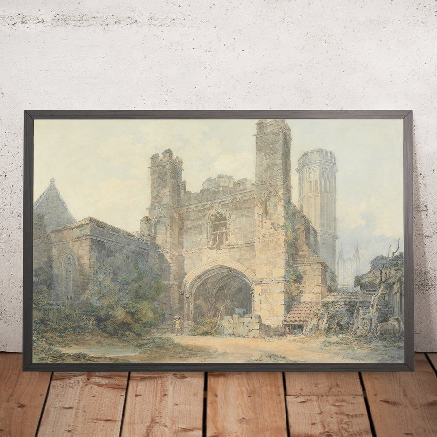 A framed image of Saint Augustine’s Gate Canterbury (JMW Turner) by Turner, 1793