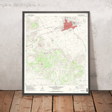 Old Map of Alpine, Texas by USGS, 1972 – Big Bend Region & Brewster County