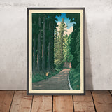 La strada per Nikko di Hasui Kawase, 1935 