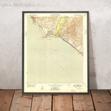 Old Map of Dana Point, California by USGS, 1949 – San Juan Capistrano, Dana Cove & Pacific Coast