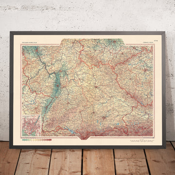 Ancienne carte du sud de l&
