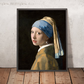 Ragazza con orecchino di perla di Johannes Vermeer, 1665 