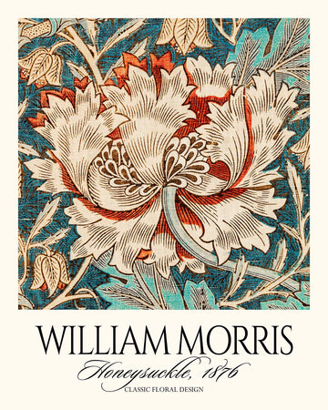 Chèvrefeuille (Détail) de William Morris, 1876 