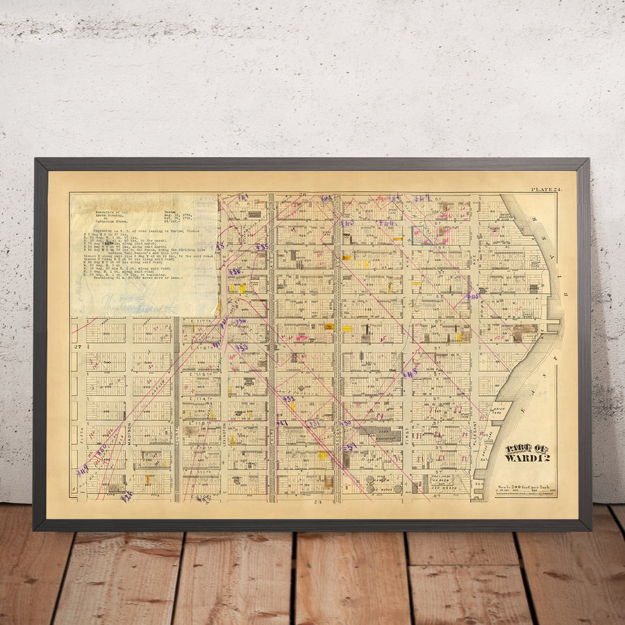 Old Map of East Harlem, New York City by Bromley, 1879: St. Paul&