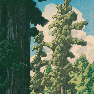 The Road to Nikko by Hasui Kawase, 1935