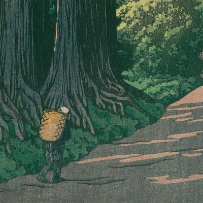 The Road to Nikko by Hasui Kawase, 1935