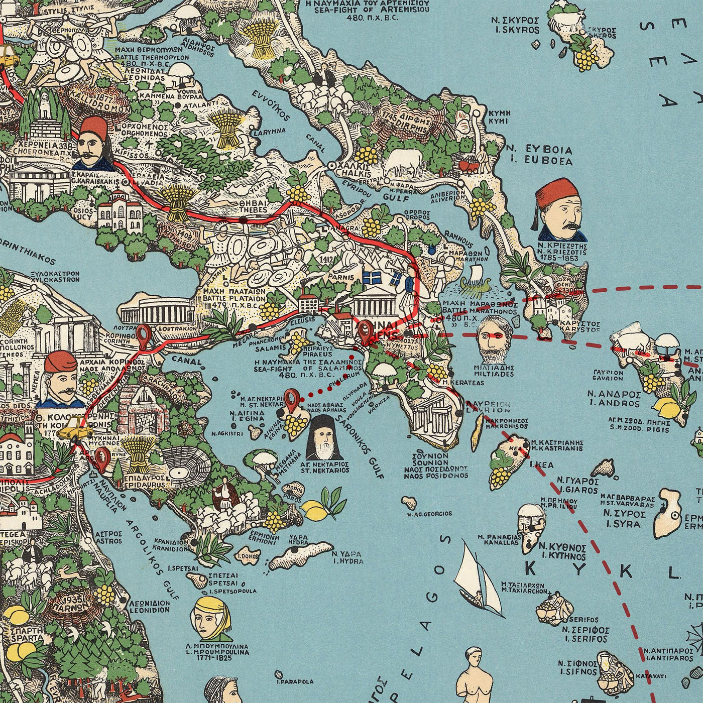 Personalised Route Map: Custom Road Trip or Hiking Map – The Unique ...