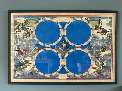 Mapa de estrellas antiguas personalizado: Carta celestial personalizada para una fecha específica, cumpleaños y aniversario