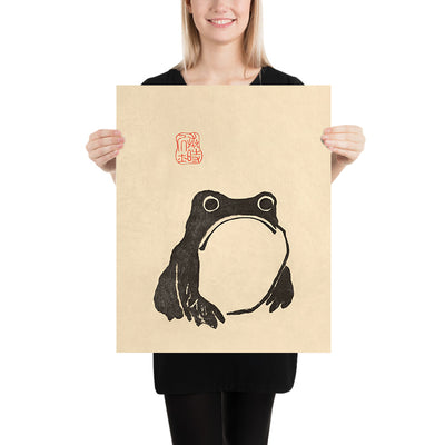 Sad Frog by Matsumoto Hoji, 1815
