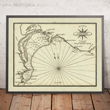Old Gulf of Cagliari, Sardinia Nautical Chart by Heather, 1802: Italy, Soundings, Anchorages