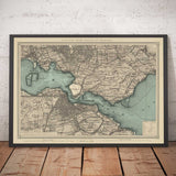 Custom Old Map of the Netherlands - Make Your Own 1800s Topographic Bureau Kadaster Map