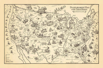 La version monochrome de la carte